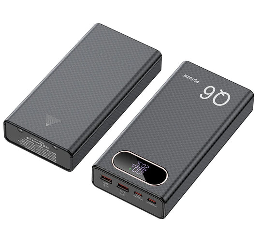 PD100W Fast Charging Power Bank DIY Kit 20V 5A 6x 21700 Battery Pack Portable Customizable No Soldering Easy Assemble