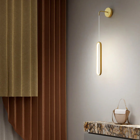 Modern LED Wall Lamp for Hall Kitchen Living Room Bedroom Bar Decorative Lights Minimalist Indoor Lighting Fixtures Luminaria