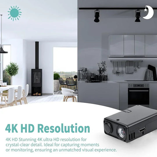 4K Security Camera WiFi Wireless Monitor Remote Motion Detecting Camcorders Security Protection Indoor Surveillance 2026