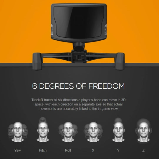 TrackIR 5 Head Tracking System with TrackClip PRO – Ultimate PC Gaming Precision