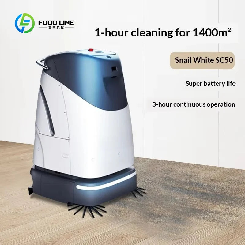 Customized Smart Robotic Vacuum Cleaner Commercial Sweeping Mopping Integrated Cleaning Machine Automatic Water Supply