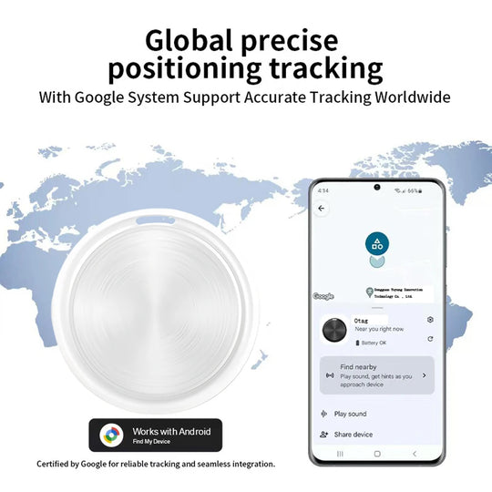 GPS Tracker for Android Dog Tracker Wallet Tracker Car Locator for Bags Luggage Pets & Backpack