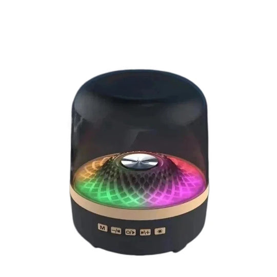 Bluetooth 5.3 HiFi Stereo Speaker Wireless Soundbar Subwoofer with Breathing Light Portable Home Theater Audio