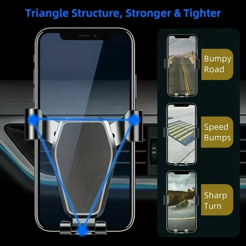 Car Phone Bracket- Automatic Gravity Multifunctional Universal Holder for Air Outlet Navigation