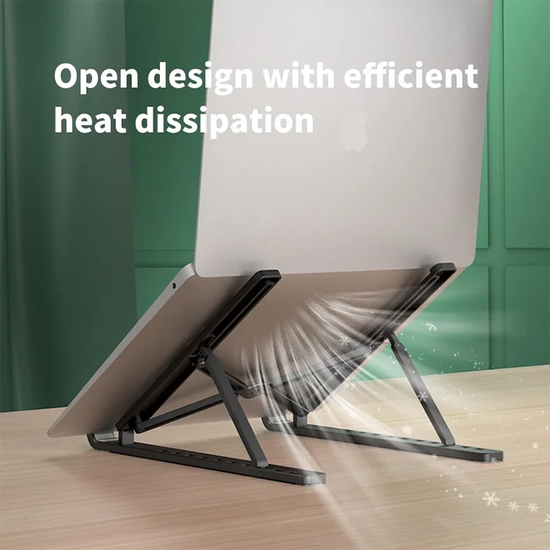Portable Foldable Laptop Stand Adjustable Notebook Bracket Support Base ABS Holder For Macbook Air Pro Accessories Convenient