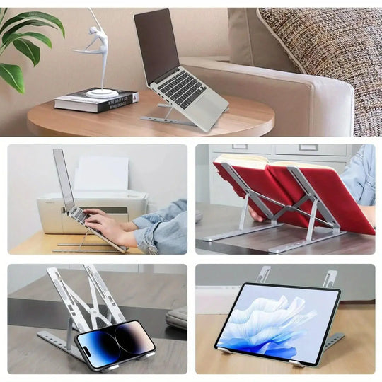 Desktop Notebook Base Portable Laptop Holder Aluminum Alloy Non-Slip Support For Macbook Tablet Laptop Home Office Accessories