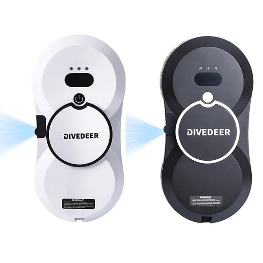 DIVEDEER Water spray window cleaning robot intelligent high-rise double-sided brushless motor glass cleaner spray type