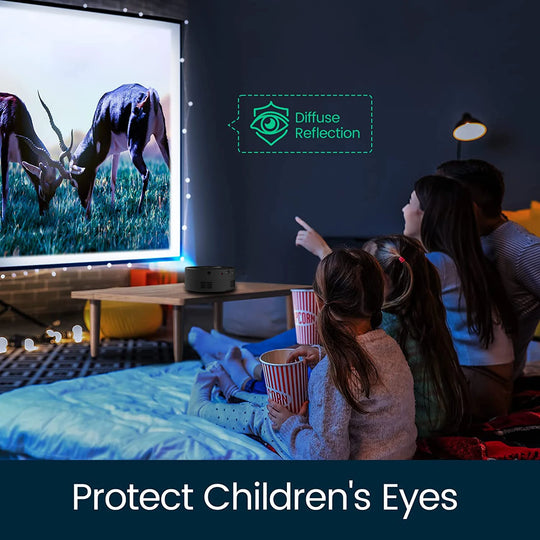 Mini circular projector YT200. High definition projector. Pocket projectors are convenient to carry.