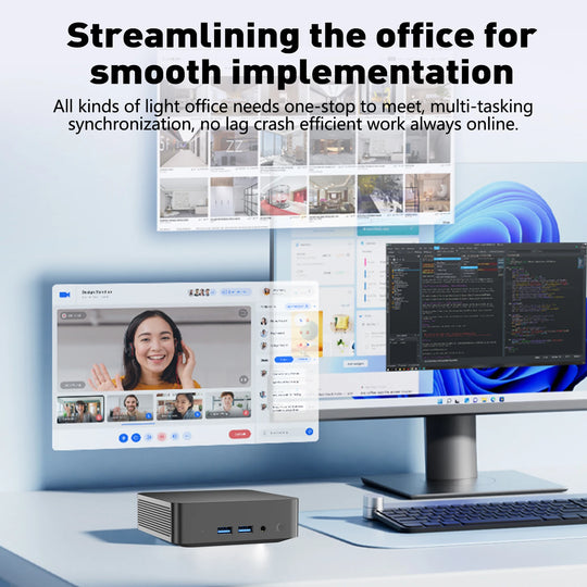 Portable Mini PC Gamer Computer Intel Core i9-10980HK 32GB RAM 1/2TB SSD FHD Bluetooth WiFi6 Windows 11 Gaming Office 4K HDMI