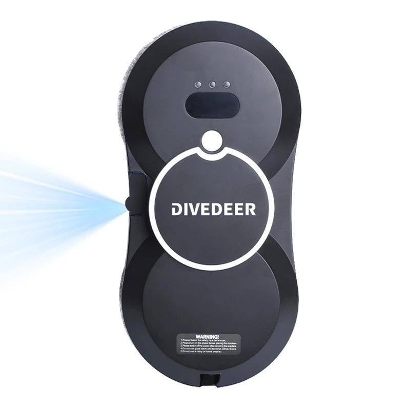 DIVEDEER Water spray window cleaning robot intelligent high-rise double-sided brushless motor glass cleaner spray type