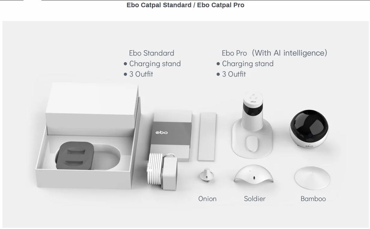 EBO SE Smart Home Robot Companion with Security Camera 1080P HD Audio Family Monitor for Surveillance And Audio Control