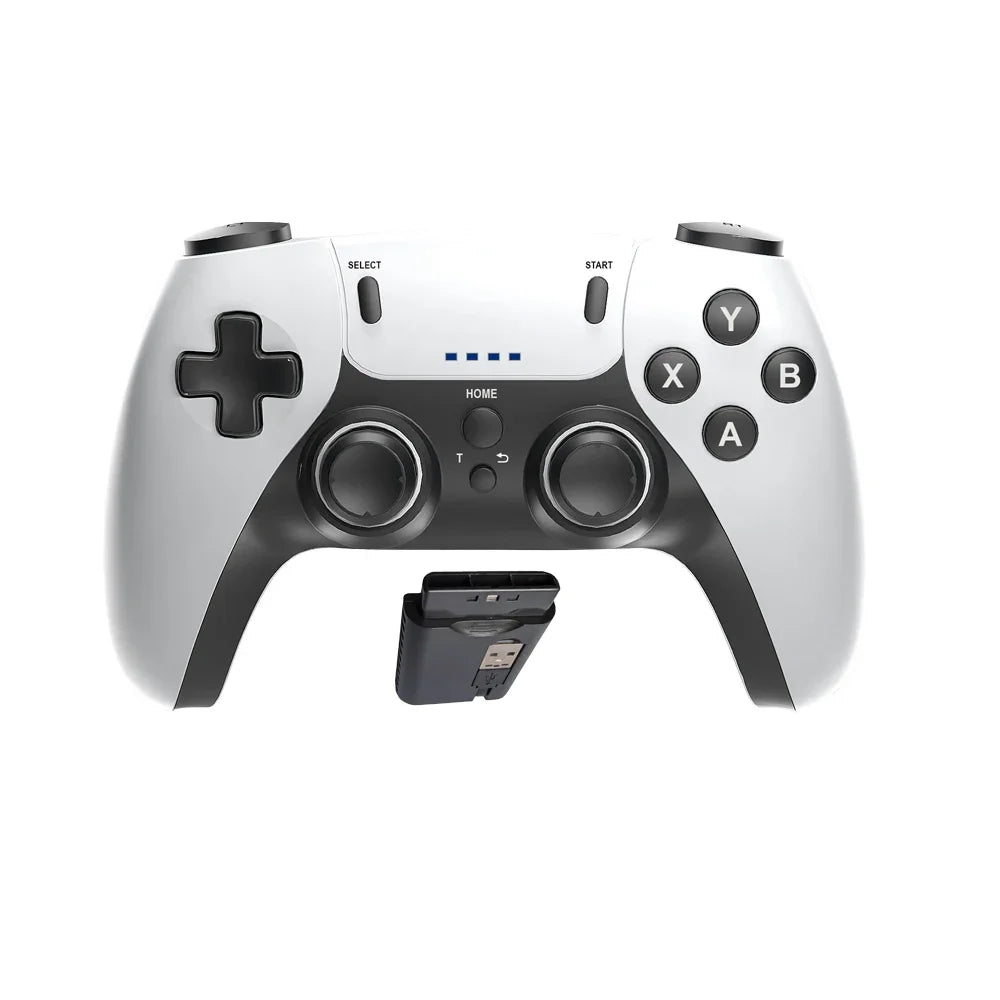 Wireless Gaming Gamepad Handheld Controller, Portable Entertainment Console Controller Support PS1 PS2 PS3 PC Android