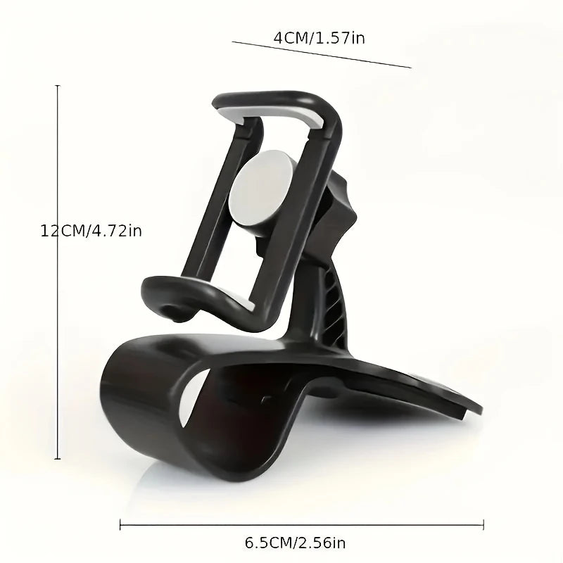 Car Phone Holder, Multifunctional Phone Stand, Rotatable Fixing Device, Applicable GPS Navigation, Car Dashboard Bracket, ABS Ma
