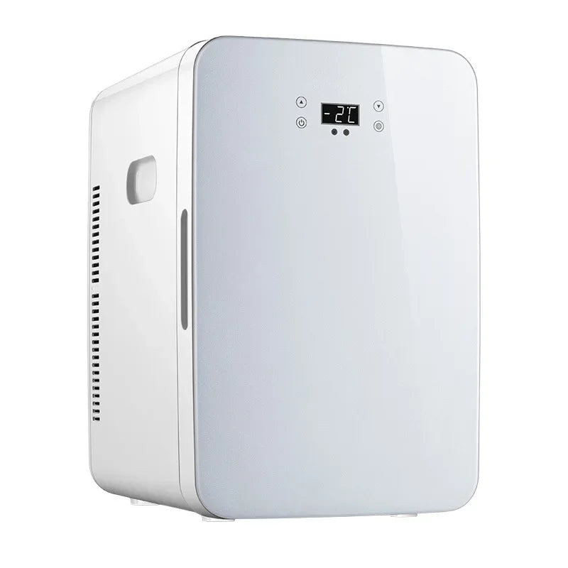 BESRCHOICEDouble Refrigeration 22L Household Car Refrigerator Car Heating and Cooling Box Mini Refrigerator 55-75W 220-240v