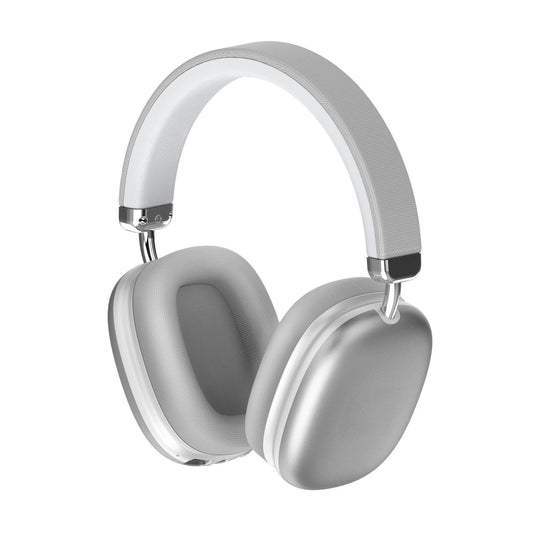 Fabric Headband Over-Ear Headphones Wireless Stereo HiFi Headset Adjustable Metal Rod Outdoor Music Noise Cancelling Earphones
