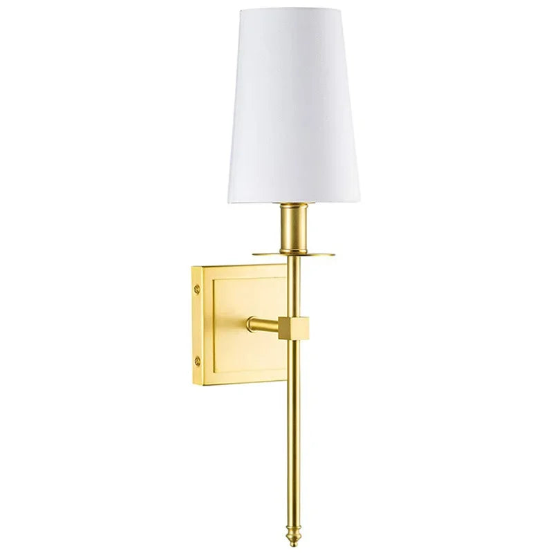 Modern American Led Wall Lamp Decor Bathroom Mirror Light Bedroom Corridor Stairs Cloth Indoor TV Background Decor Light