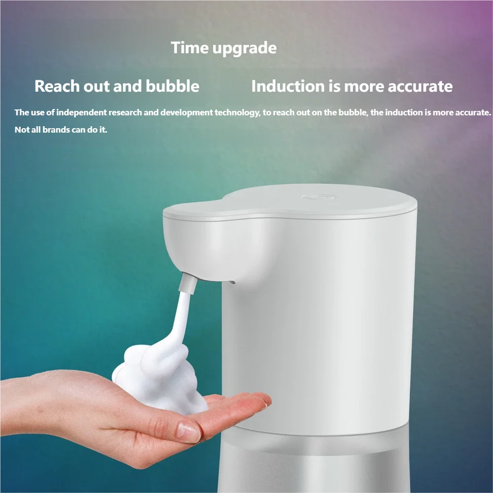 Automatic soap dispenser with sensor showing its sleek design