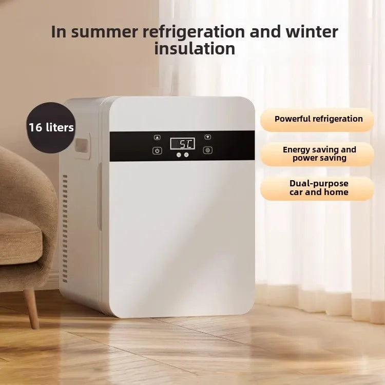 Portable car refrigerator for outdoor camping and travel
