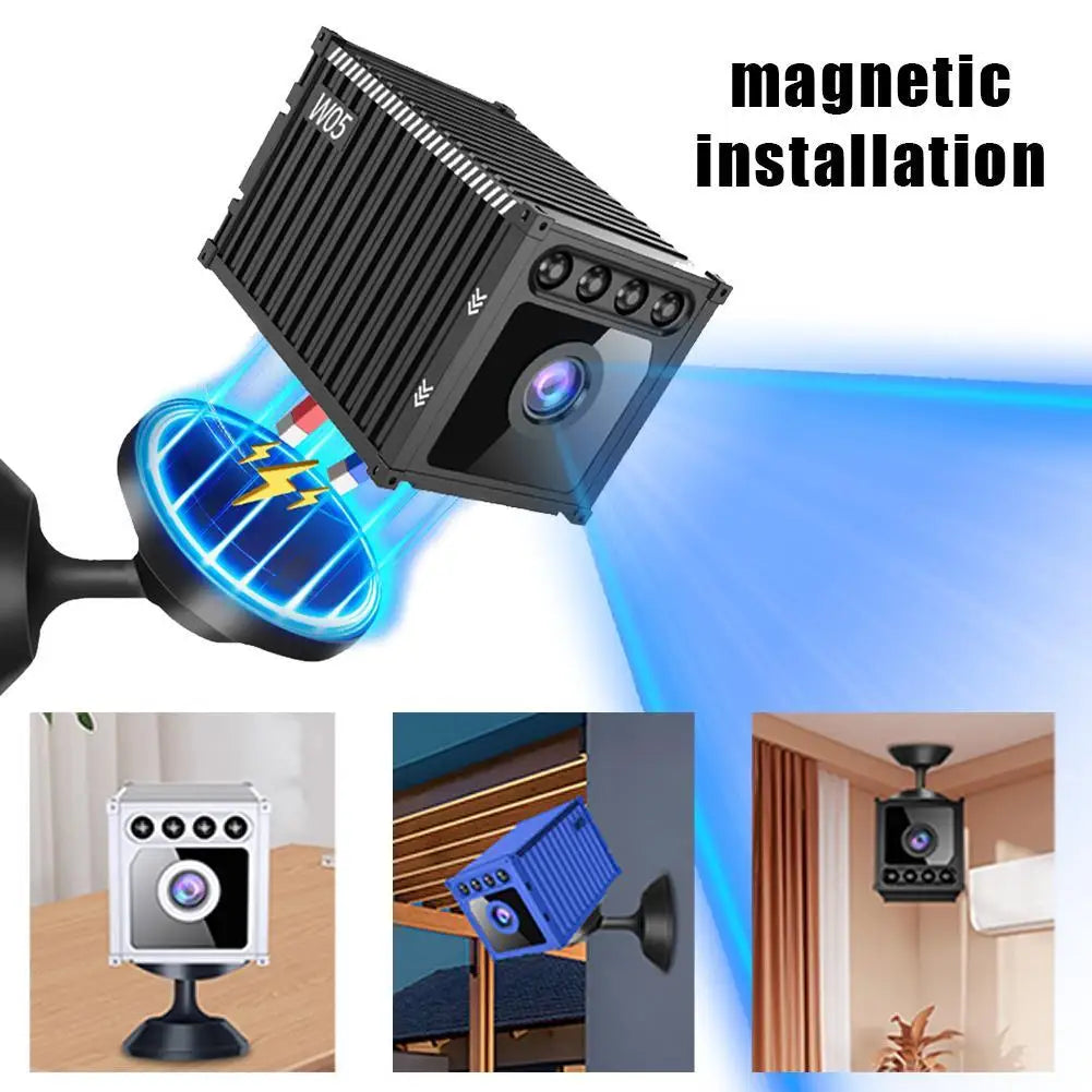Smart Wireless Camera 1080P HD Night Vision Wide Angle Motion Detection Human Detection Magnetic Mount Home Surveillance