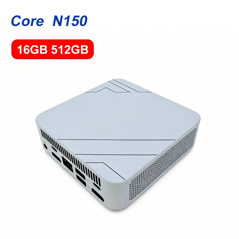 Gaming Mini PC Intel Core N150 32GB 2TB SSD WIFI6 BT5.2 High Speed Mini Desktop Computer For Entertainment Office Daily Use