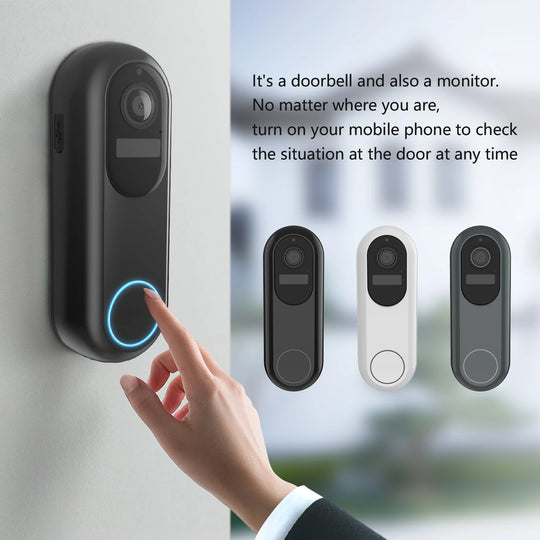 Smart 2.4G/5G 1080P Video Doorbell Camera System Effective Wireless Video Intercom for Home Security Smart Door Bell