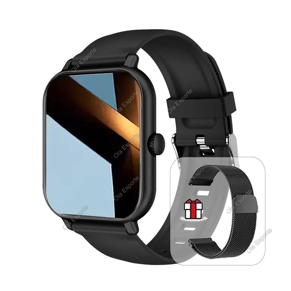 2026 Smart Watch Android IOS Phone 2.01 Inch Color Screen Bluetooth Answer Call Fitness Watches Tracker Smartwatch Women Men New