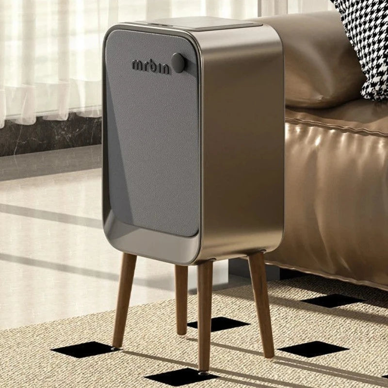 20L Automatic Sensor Trash Can Smart Intelligent Electric Kitchen Garbage Bin Luxury Bedroom High Foot Litter Bin Home Cleaning