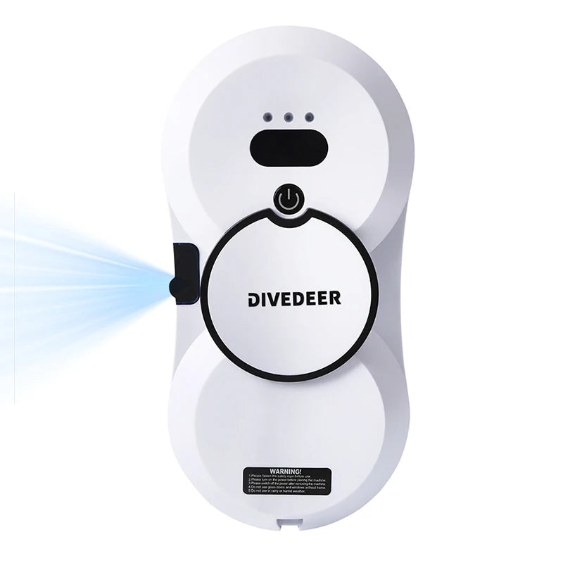 DIVEDEER Water spray window cleaning robot intelligent high-rise double-sided brushless motor glass cleaner spray type
