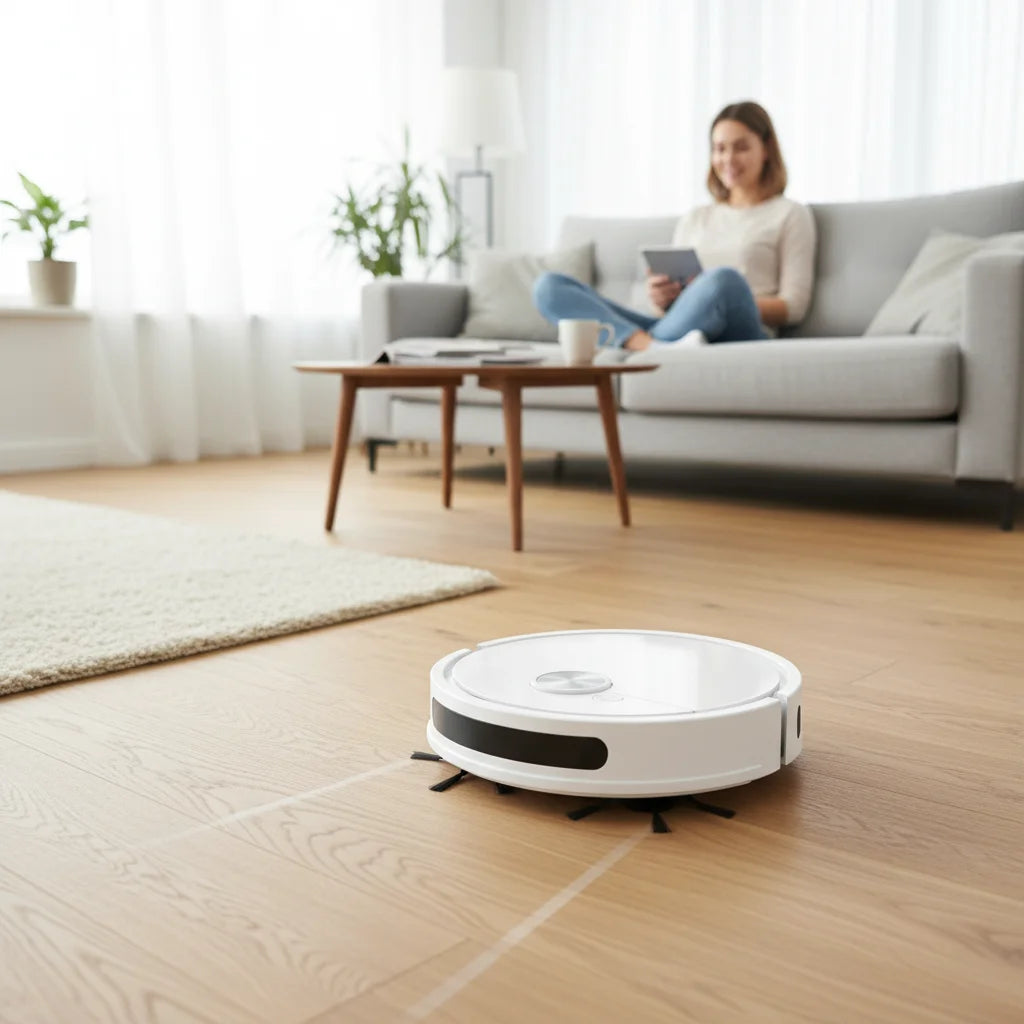 3-in-1 Robot Vacuum Cleaner Smart Sweeping And Wet Mopping Floor Smart Sweeping Robot With Auto Spot Edge Cleaning Modes