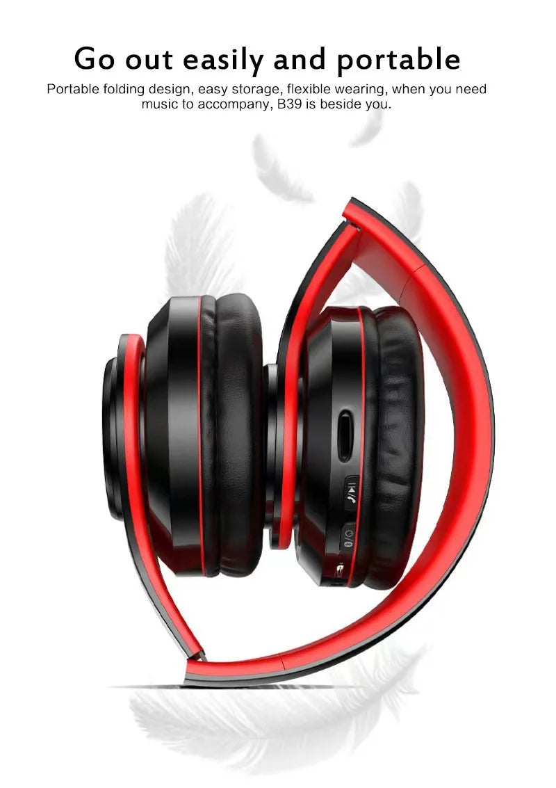 Headsets Gamer Headphones Blutooth Surround Sound Stereo Wireless Earphone USB With MicroPhone Colourful Light PC Laptop Earbuds