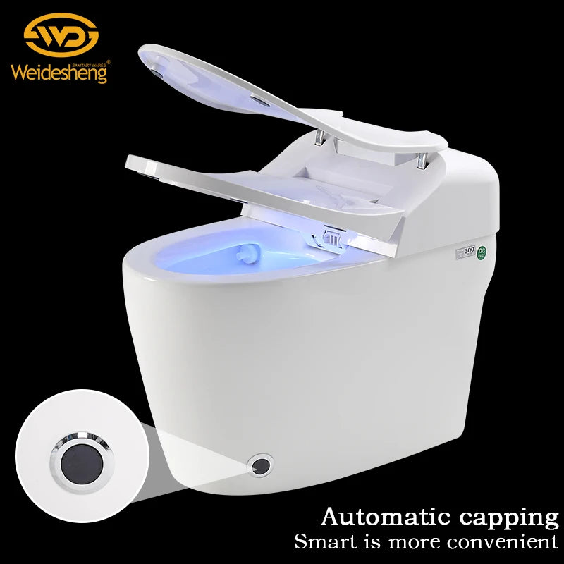 Wc Smart Fully Toilet Seat Automatic Self Clean Public English Voice Playback for Smart Wc 110 Voltage