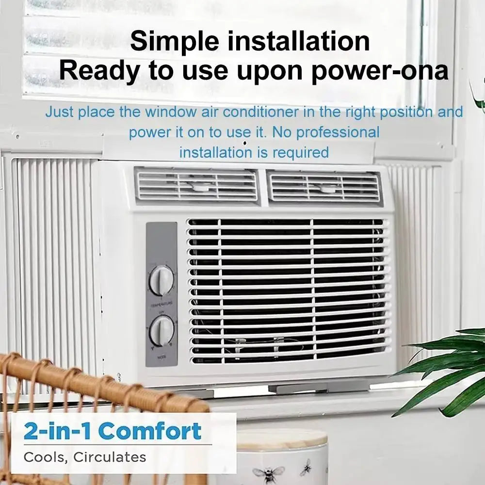 Smart 12,000 BTU Inverter Window Air Conditioner, Variable Frequency Cooling Only AC, R32 Eco Refrigerant, App Control, A++